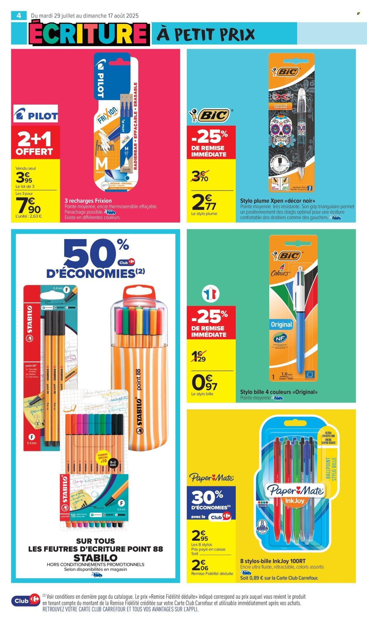 Catalogue CARREFOUR MARKET - LA RENTRÉE À PETIT PRIX (2025-07-29 - 2025-08-17)