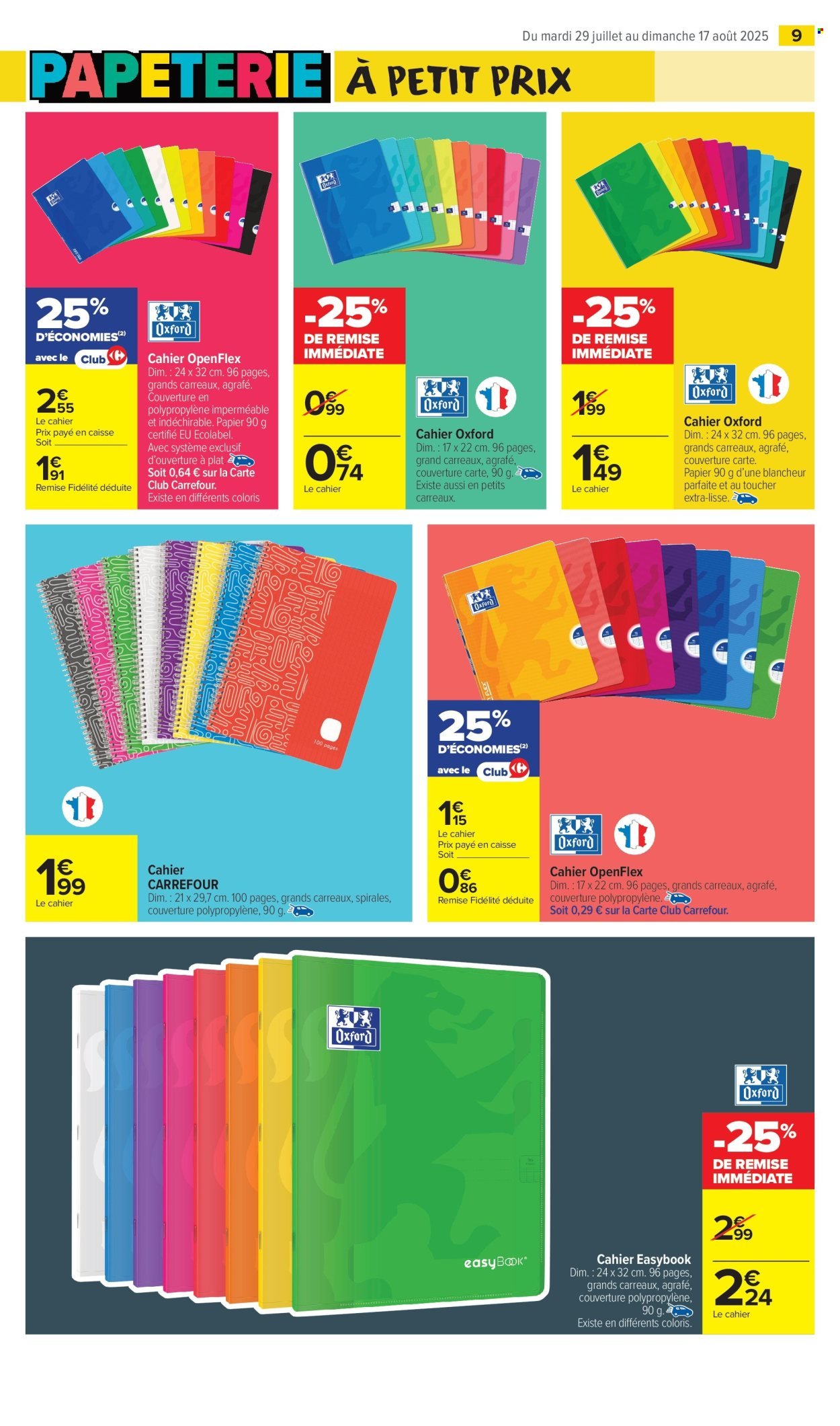 Catalogue CARREFOUR MARKET - LA RENTRÉE À PETIT PRIX (2025-07-29 - 2025-08-17)