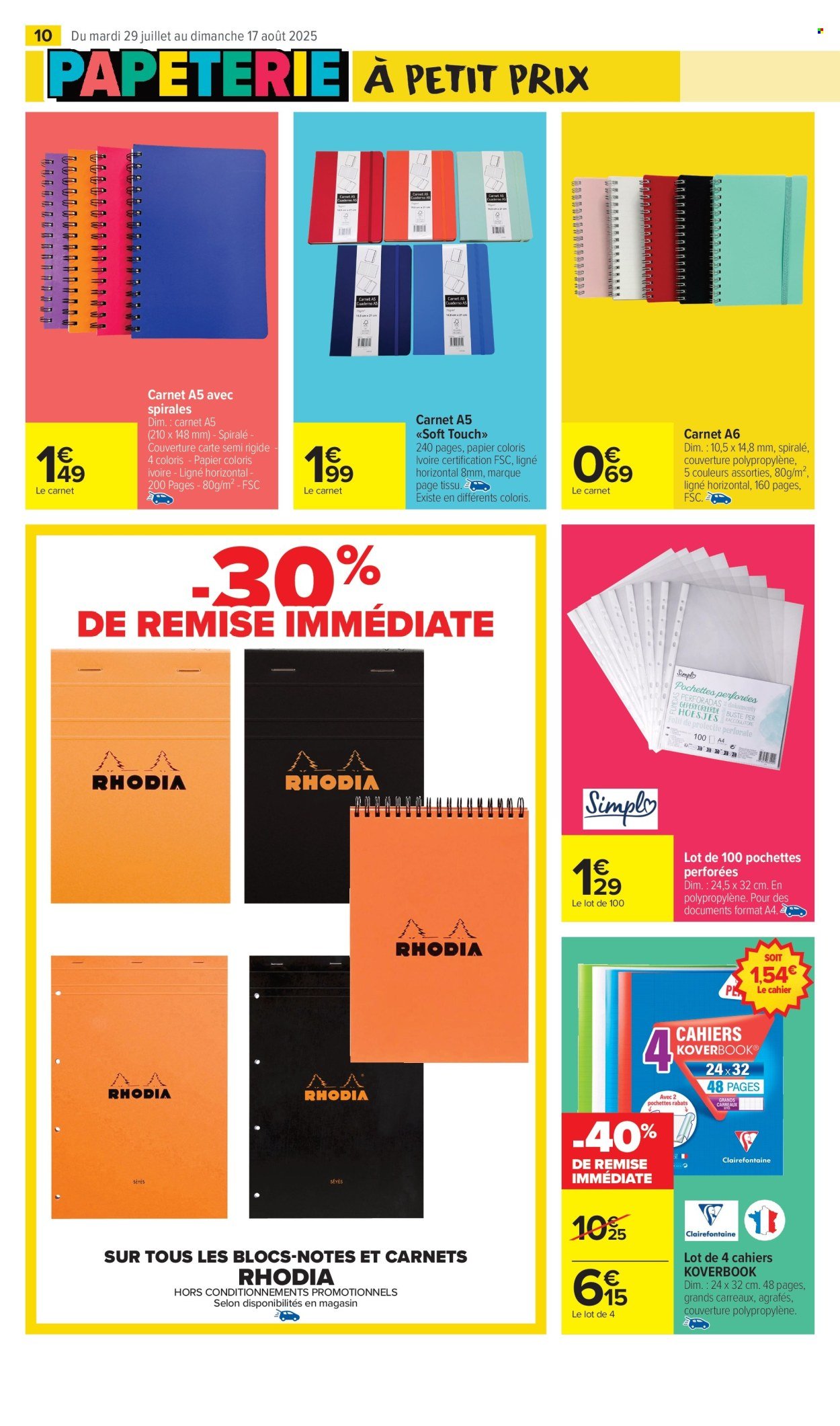 Catalogue CARREFOUR MARKET - LA RENTRÉE À PETIT PRIX (2025-07-29 - 2025-08-17)