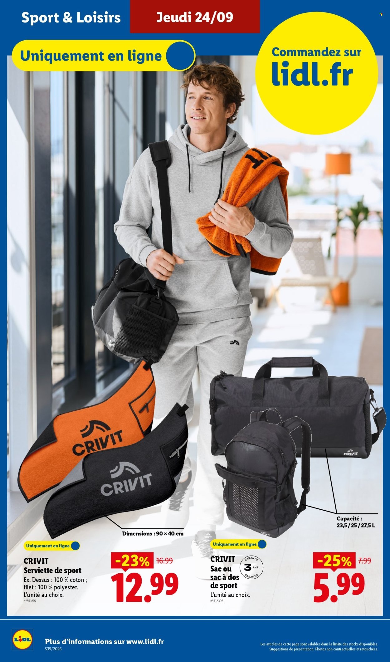 Catalogue LIDL - Les Exclus Web de la semaine