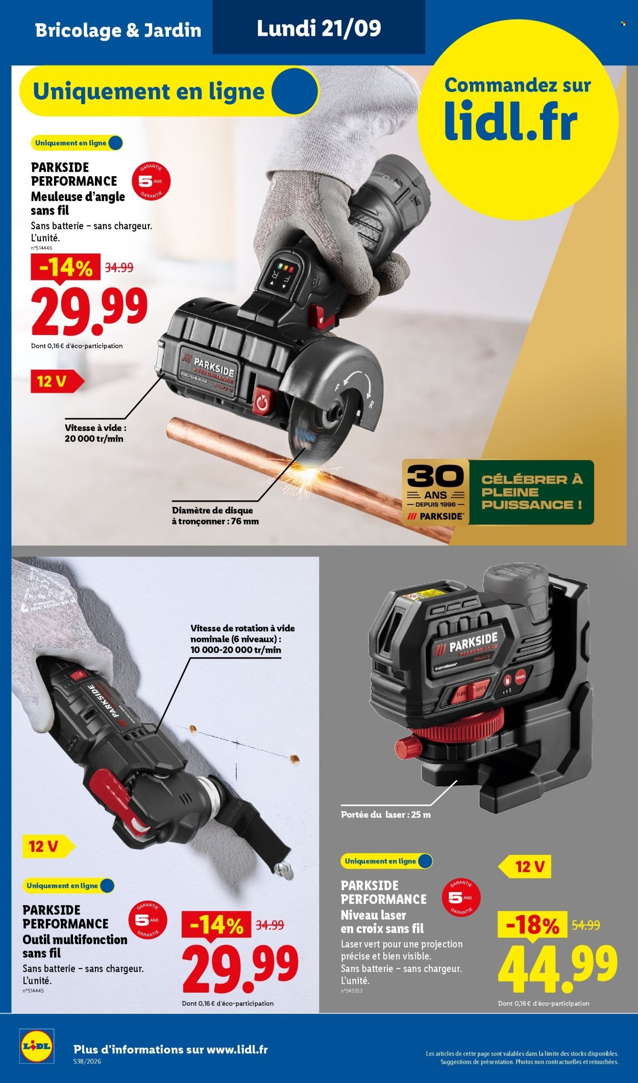 Catalogue LIDL - Les Exclus Web de la semaine