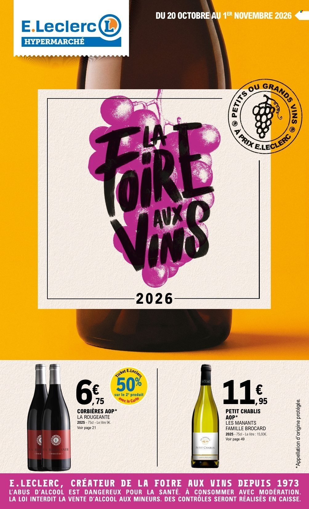 Catalogue E.LECLERC - Du mardi 20 octobre 2026