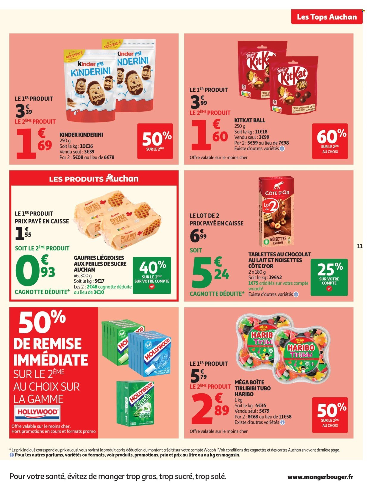 Catalogue AUCHAN - Tops, Halles hypers