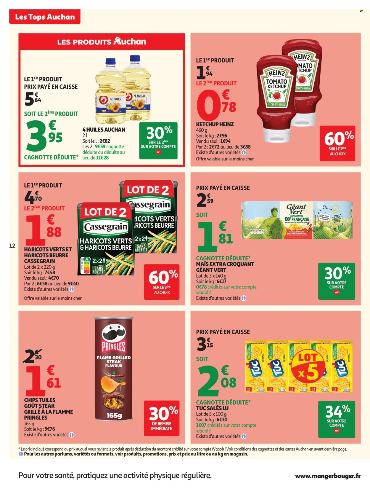 Catalogue AUCHAN - Tops, Halles hypers