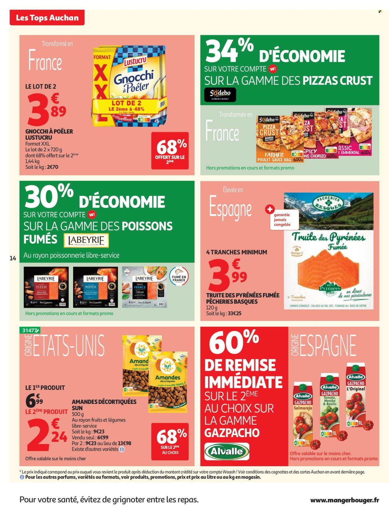 Catalogue AUCHAN - Tops, Halles hypers