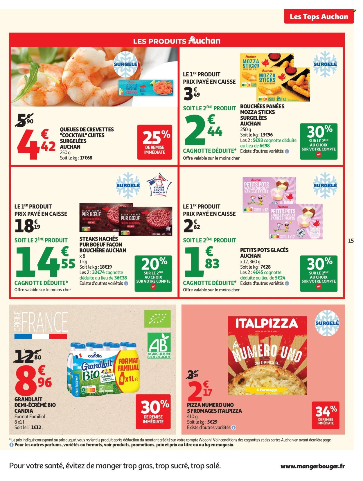 Catalogue AUCHAN - Tops, Halles hypers