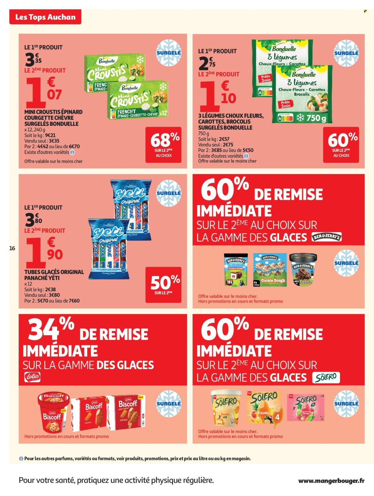 Catalogue AUCHAN - Tops, Halles hypers