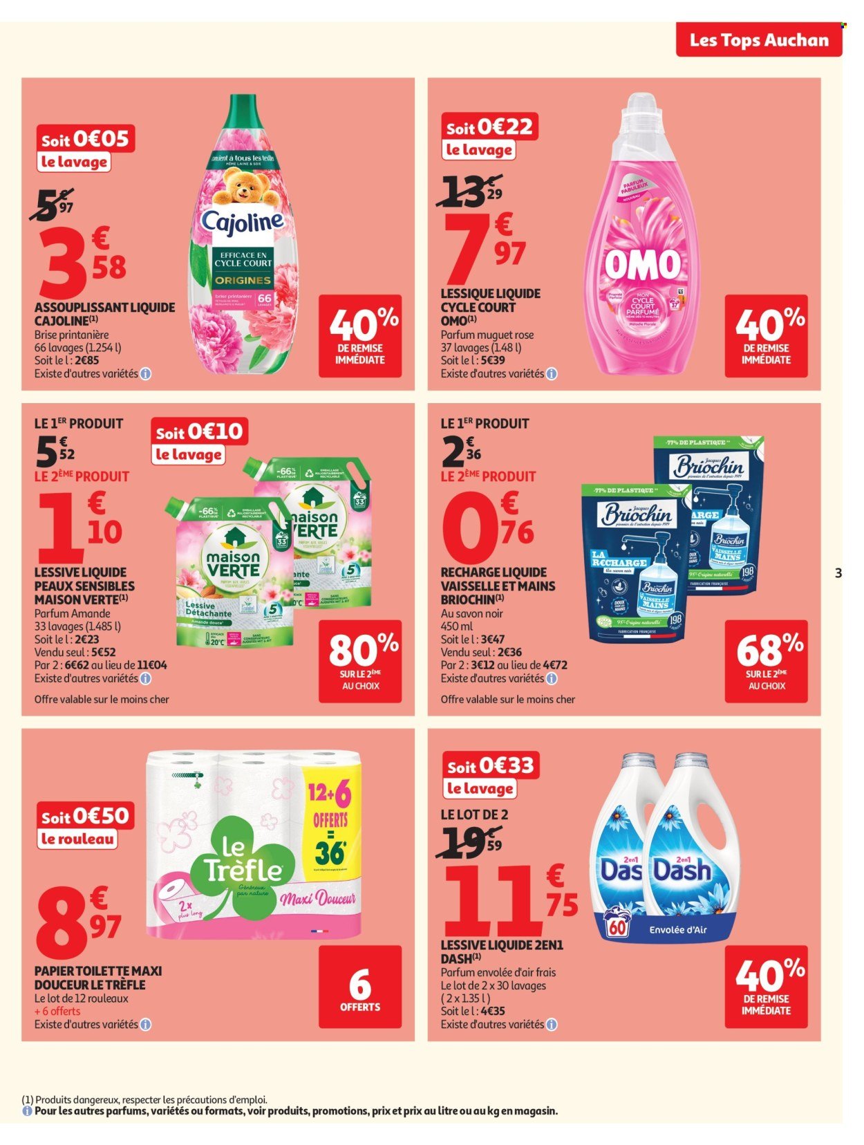 Catalogue AUCHAN - Tops, Halles hypers