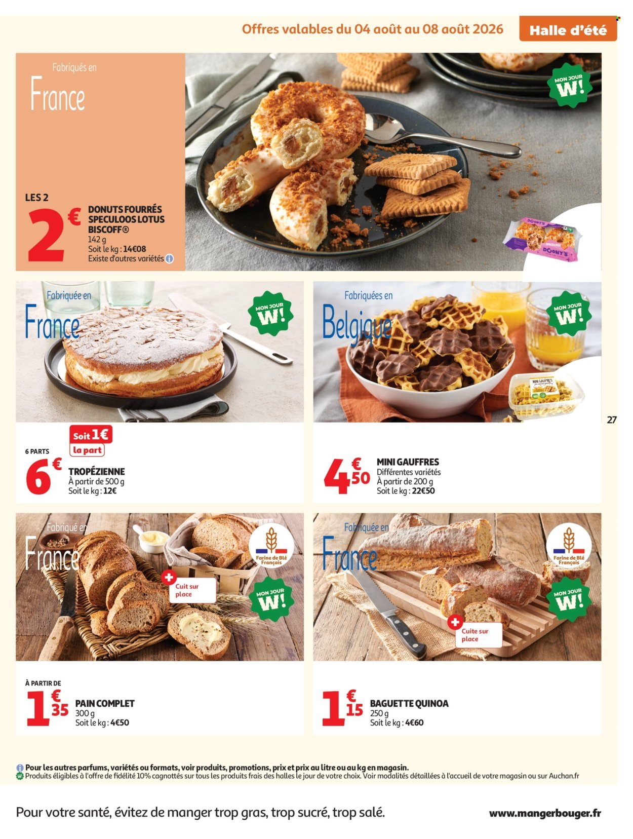 Catalogue AUCHAN - Tops, Halles hypers