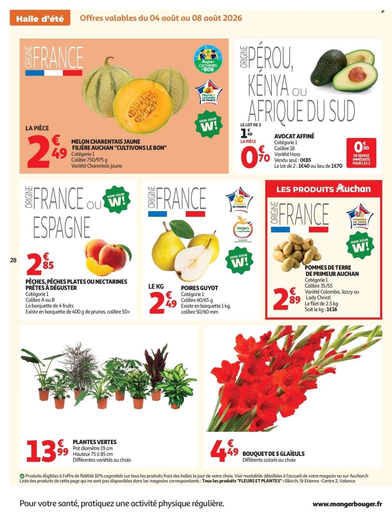 Catalogue AUCHAN - Tops, Halles hypers