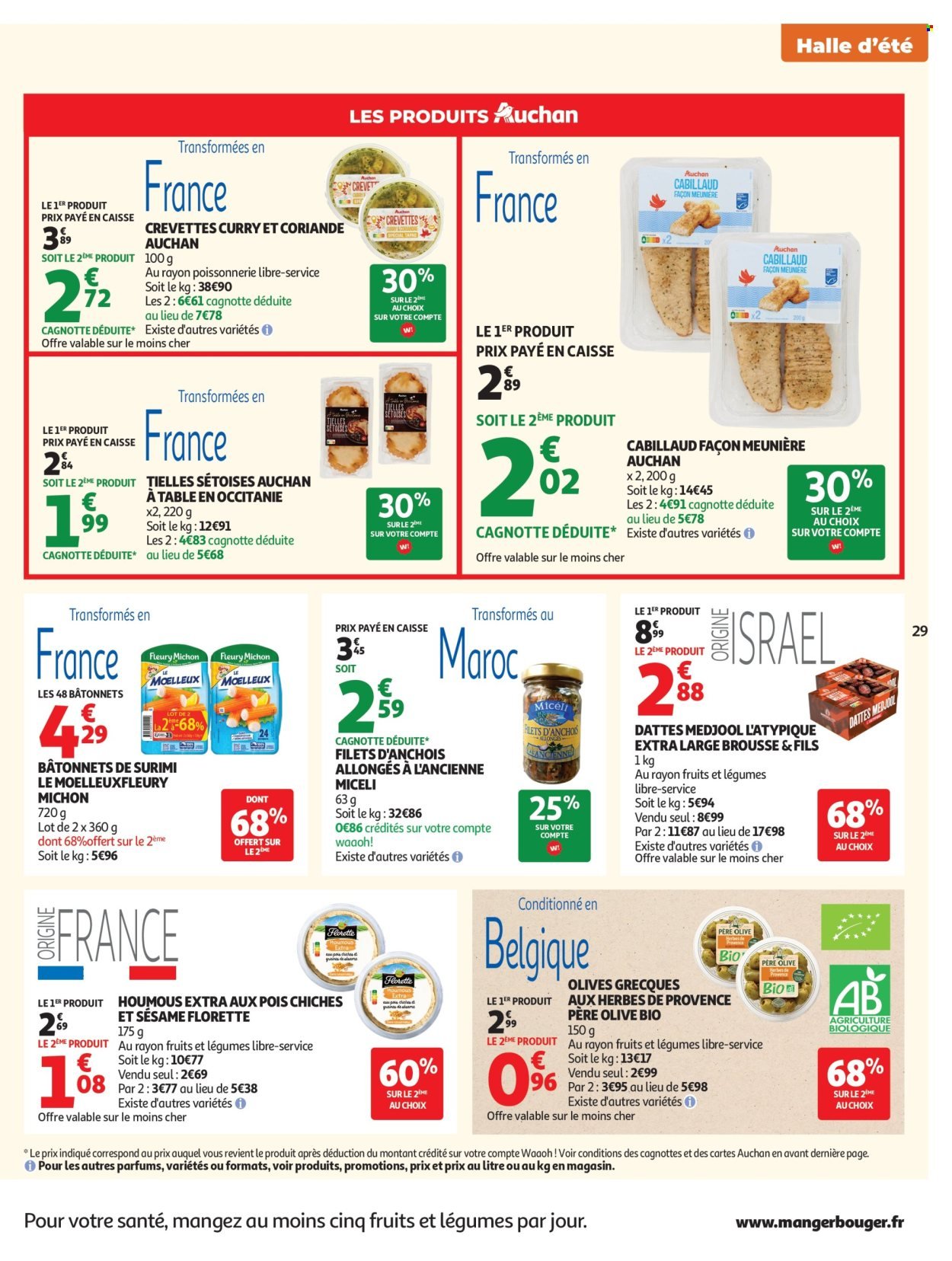 Catalogue AUCHAN - Tops, Halles hypers