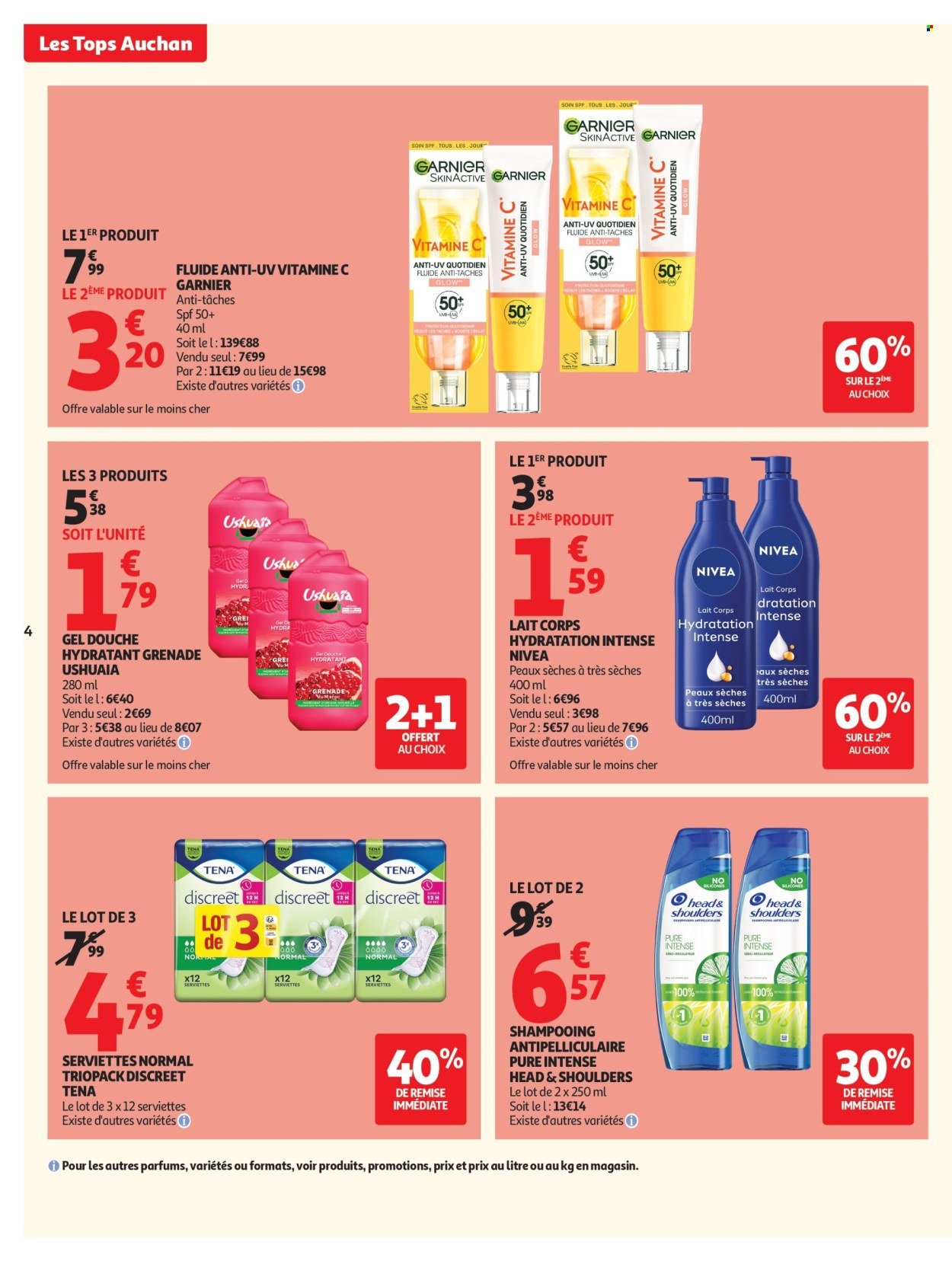 Catalogue AUCHAN - Tops, Halles hypers
