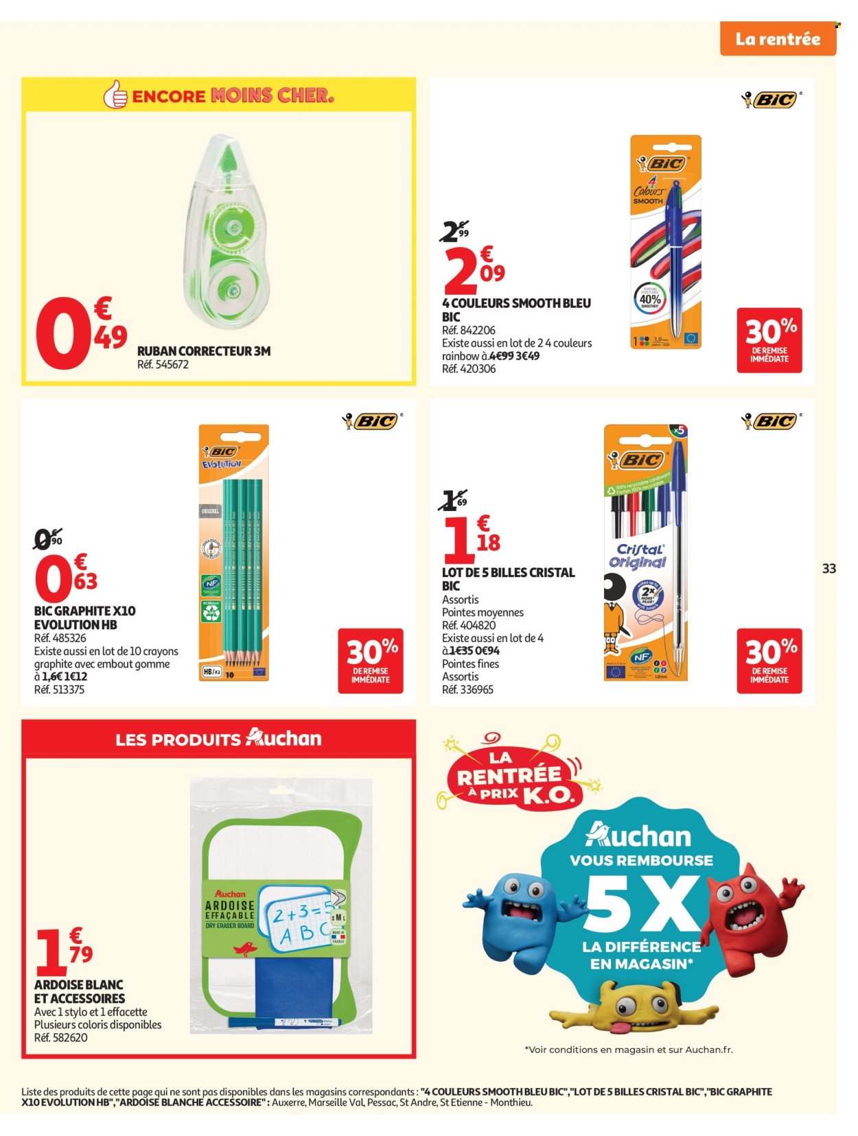 Catalogue AUCHAN - Tops, Halles hypers