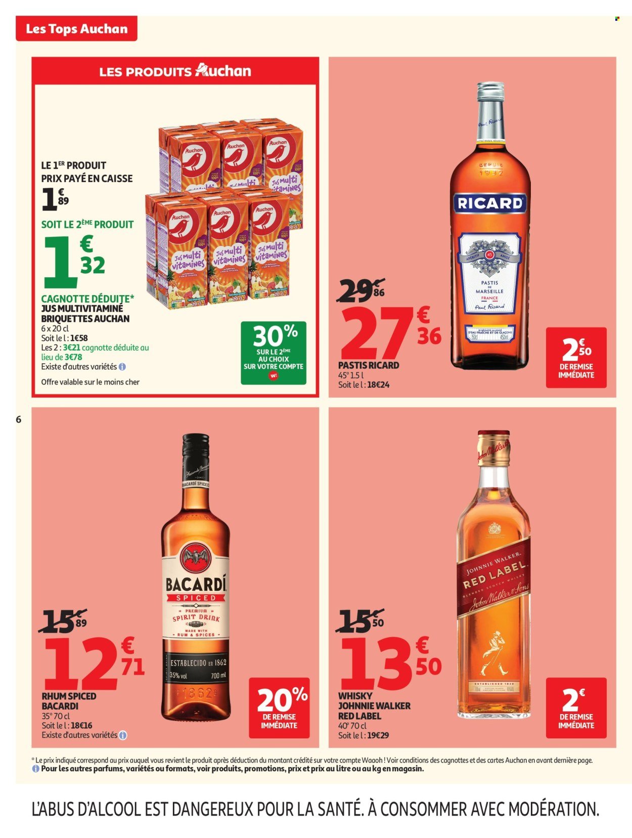 Catalogue AUCHAN - Tops, Halles hypers