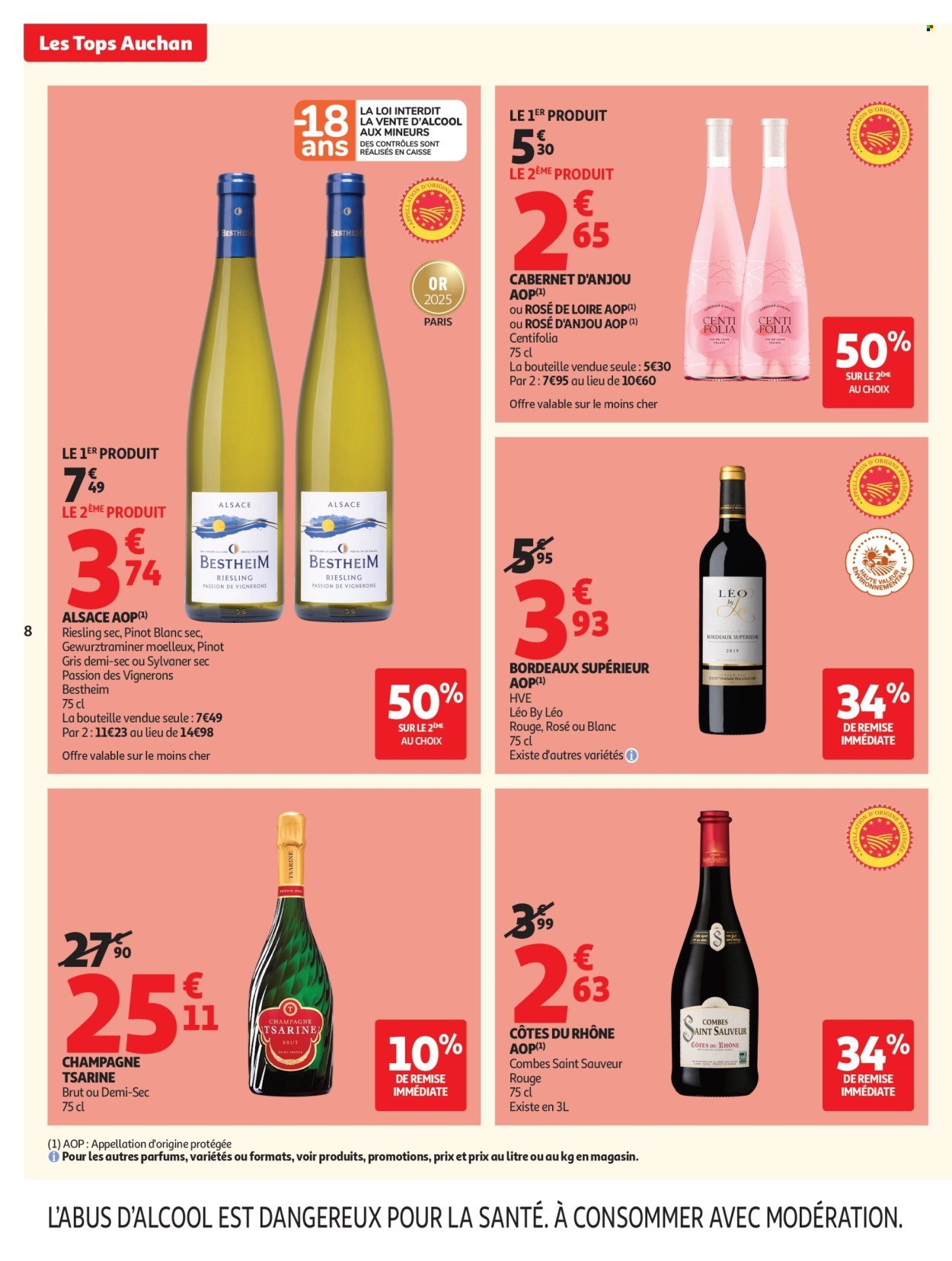 Catalogue AUCHAN - Tops, Halles hypers