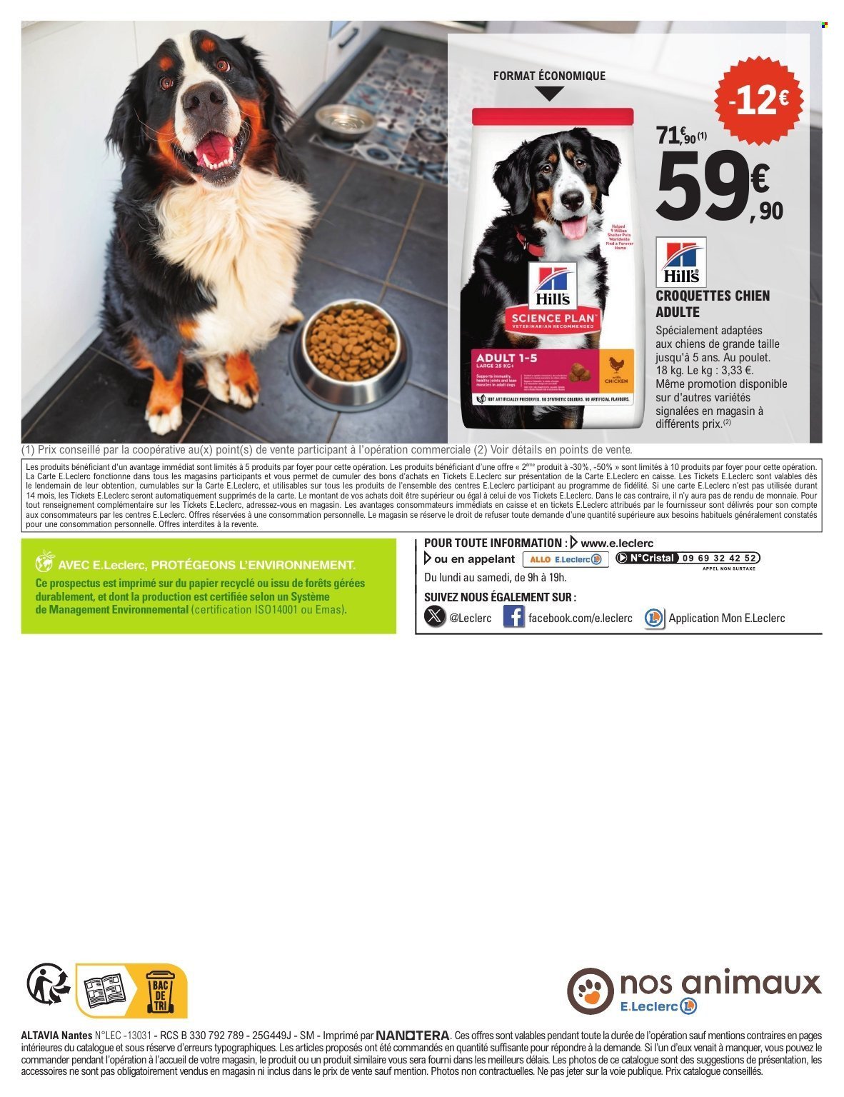 Catalogue E.LECLERC - TRAFIC ANIMALERIE