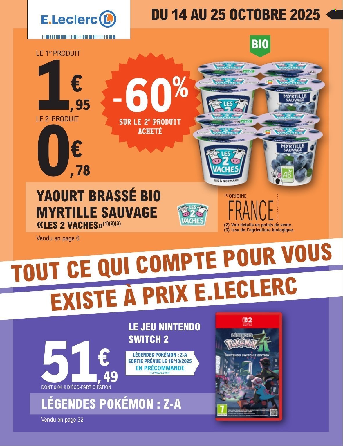 Catalogue E.LECLERC - DEPENSER MOINS (2025-10-14 - 2025-10-25)
