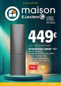 Catalogue E.LECLERC - Du mardi 11 août 2026