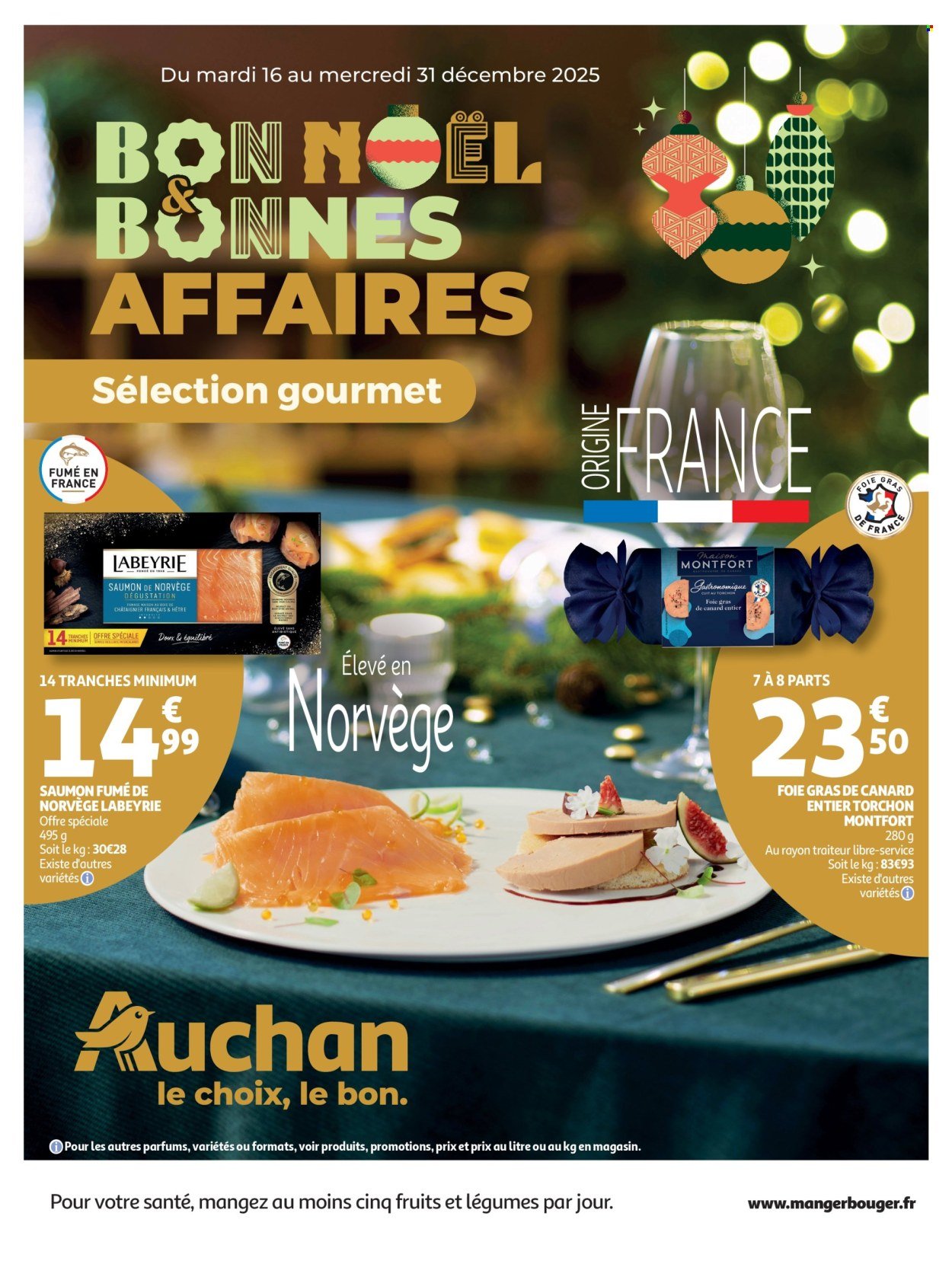 Catalogue AUCHAN - Sélection gourmet (2025-12-16 - 2025-12-31)