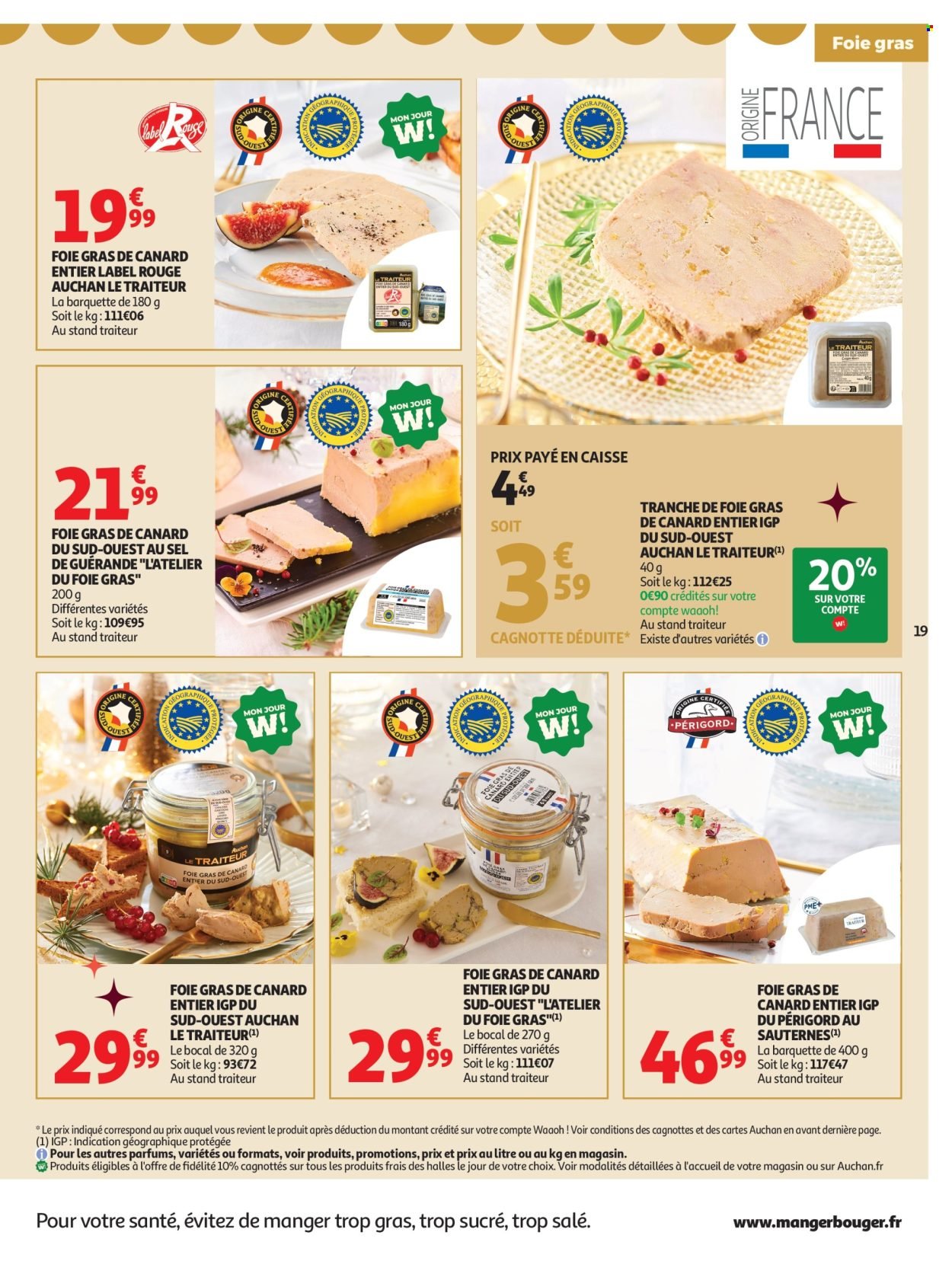 Catalogue AUCHAN - Sélection gourmet (2025-12-16 - 2025-12-31)