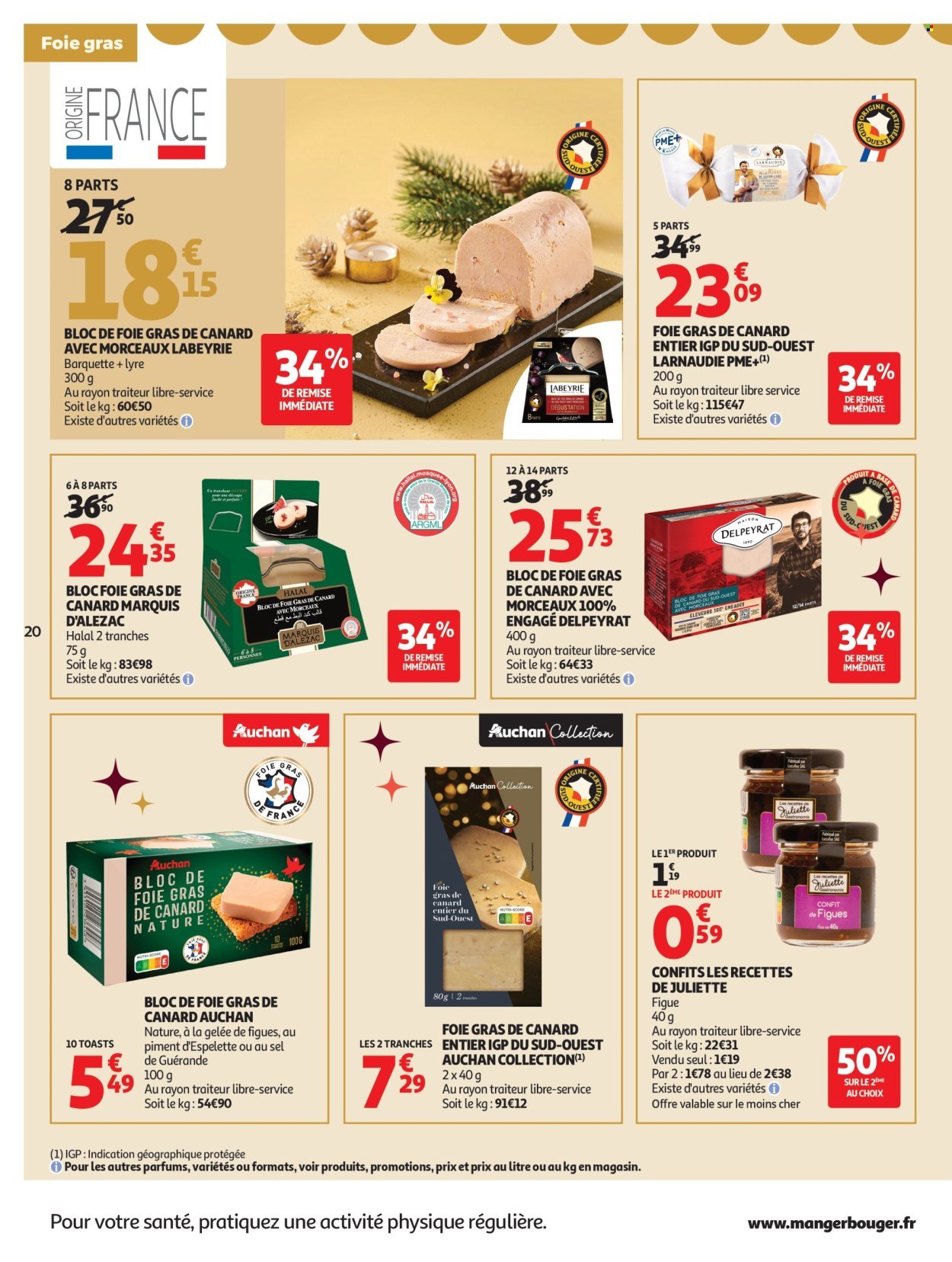 Catalogue AUCHAN - Sélection gourmet (2025-12-16 - 2025-12-31)