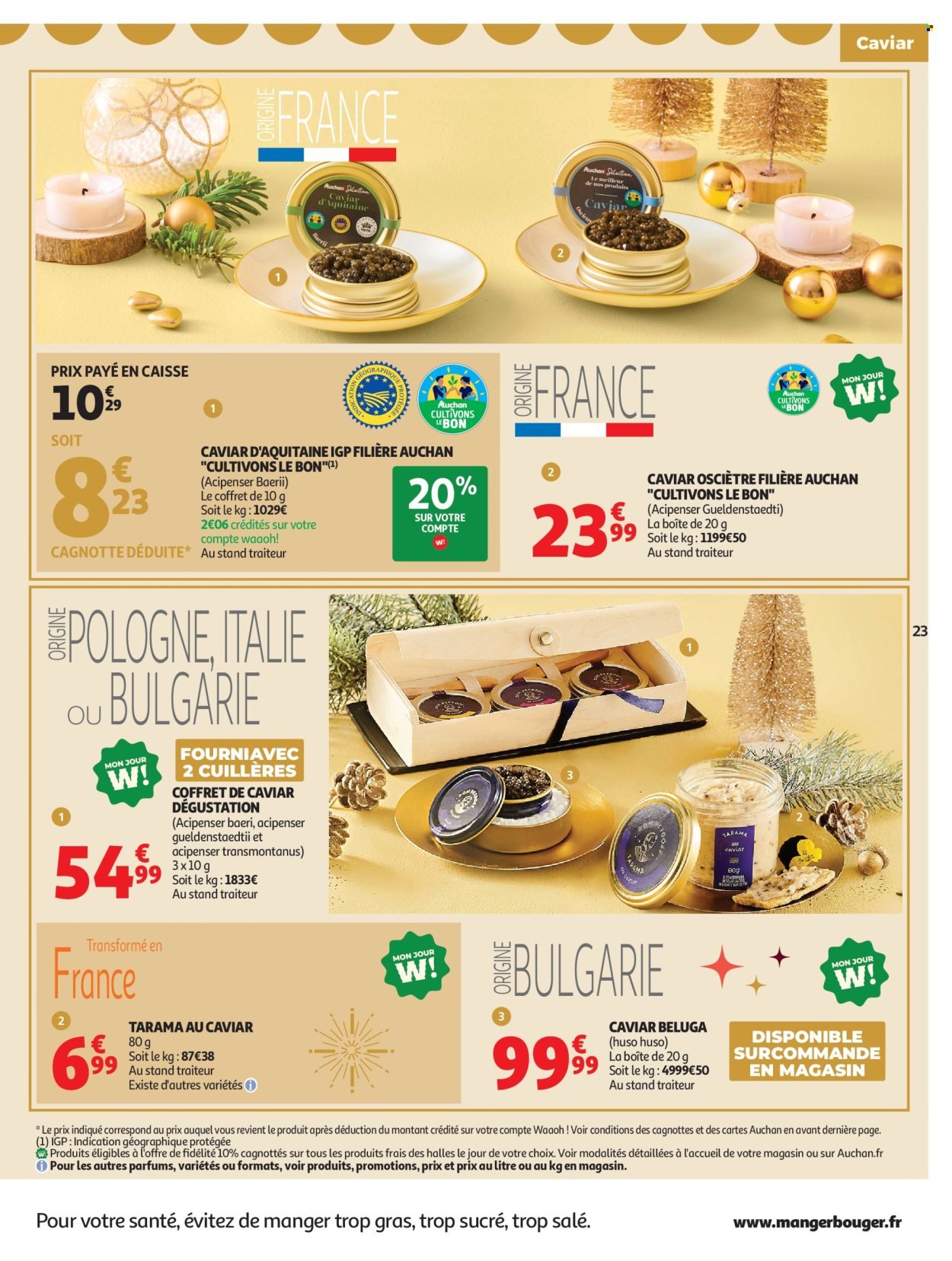 Catalogue AUCHAN - Sélection gourmet (2025-12-16 - 2025-12-31)