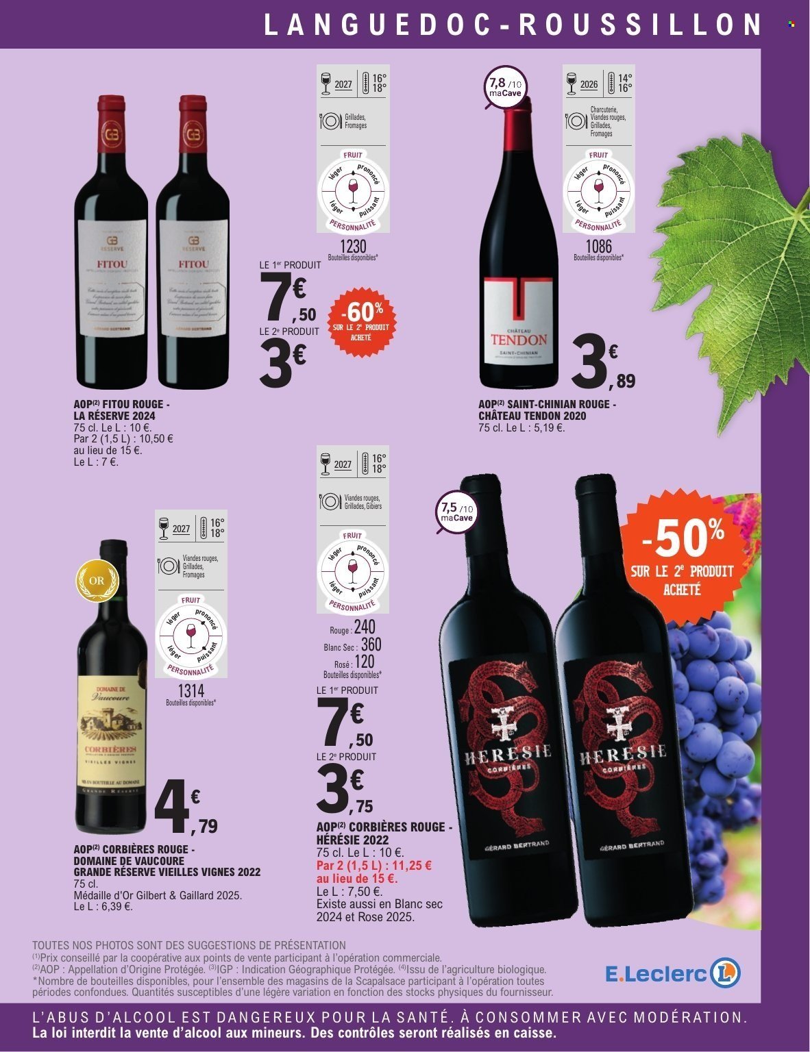 Catalogue E.LECLERC - FOIRE AUX VINS DE PRINTEMPS (2026-03-24 - 2026-04-04)