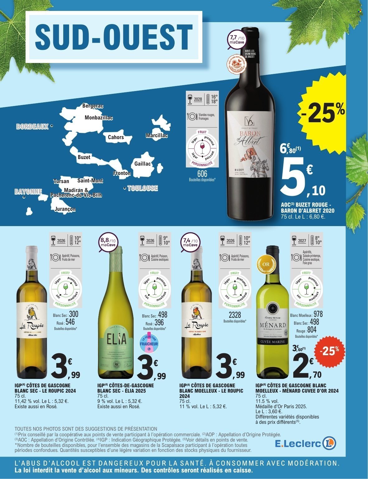 Catalogue E.LECLERC - FOIRE AUX VINS DE PRINTEMPS (2026-03-24 - 2026-04-04)