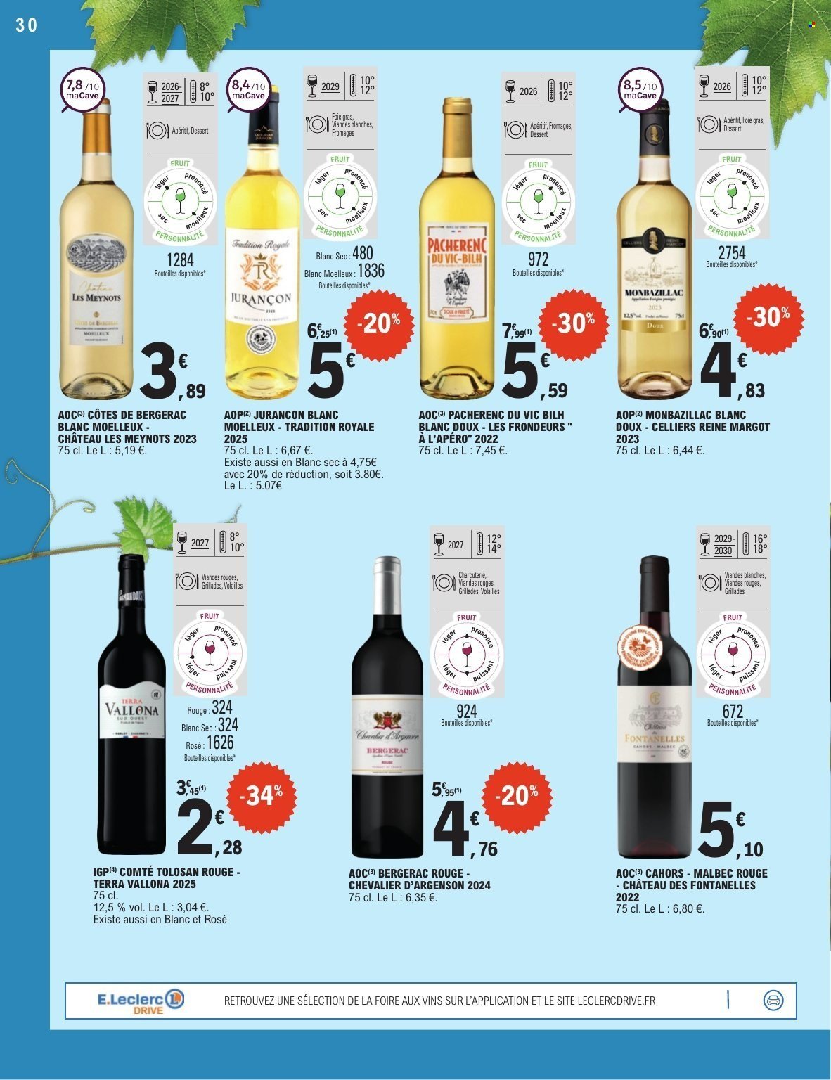 Catalogue E.LECLERC - FOIRE AUX VINS DE PRINTEMPS (2026-03-24 - 2026-04-04)