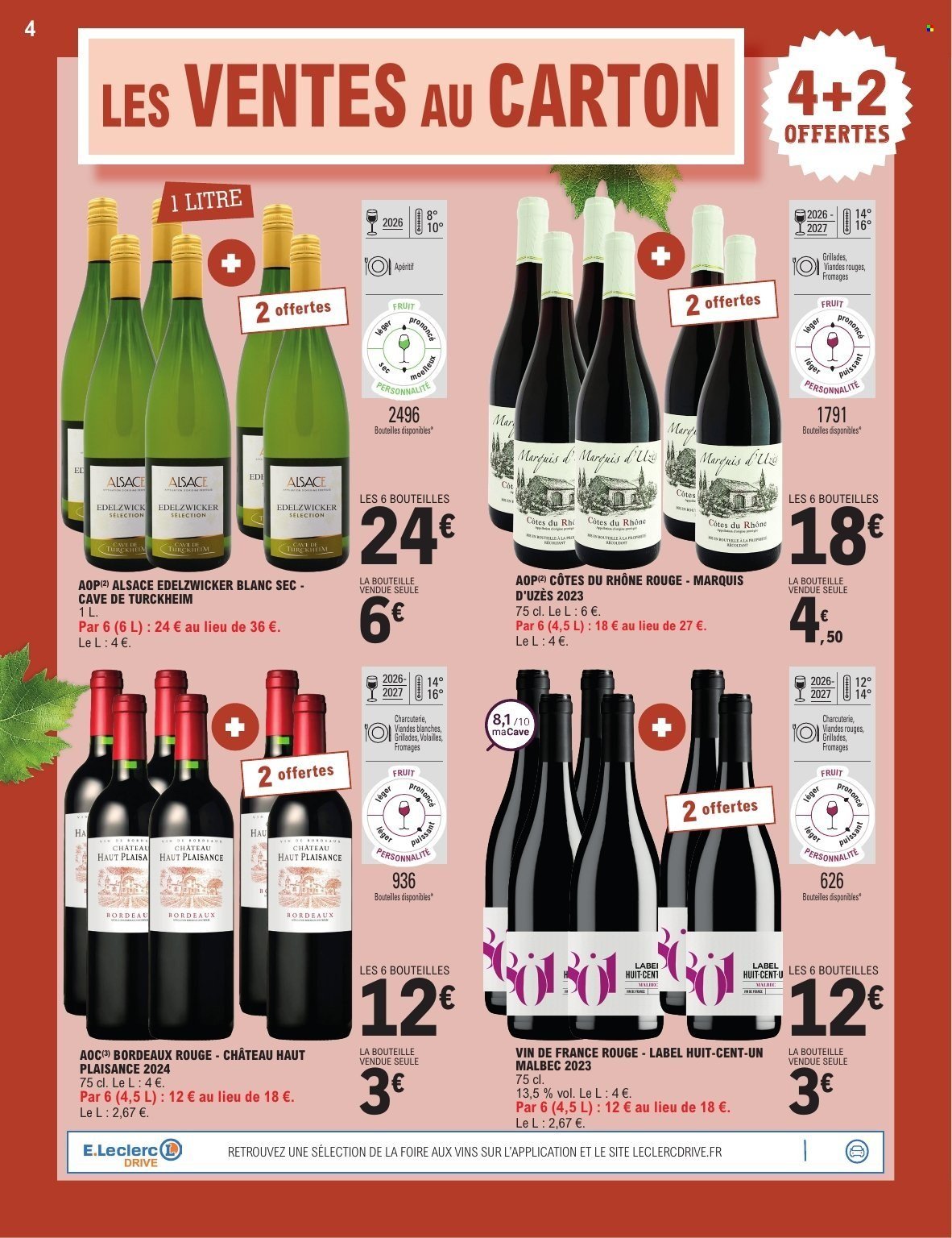 Catalogue E.LECLERC - FOIRE AUX VINS DE PRINTEMPS