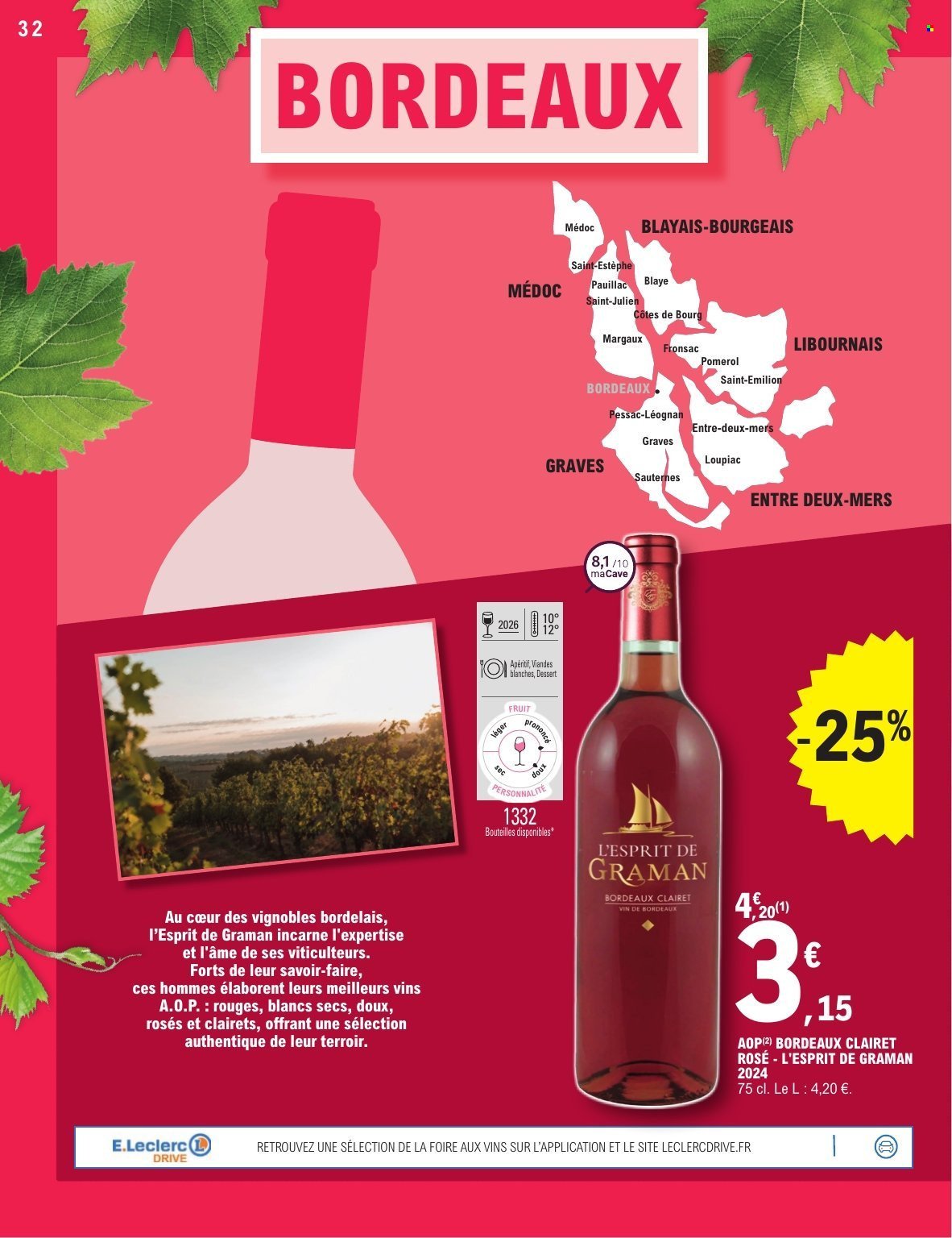 Catalogue E.LECLERC - FOIRE AUX VINS DE PRINTEMPS (2026-03-24 - 2026-04-04)