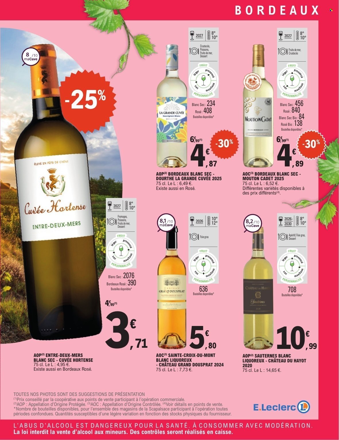 Catalogue E.LECLERC - FOIRE AUX VINS DE PRINTEMPS (2026-03-24 - 2026-04-04)