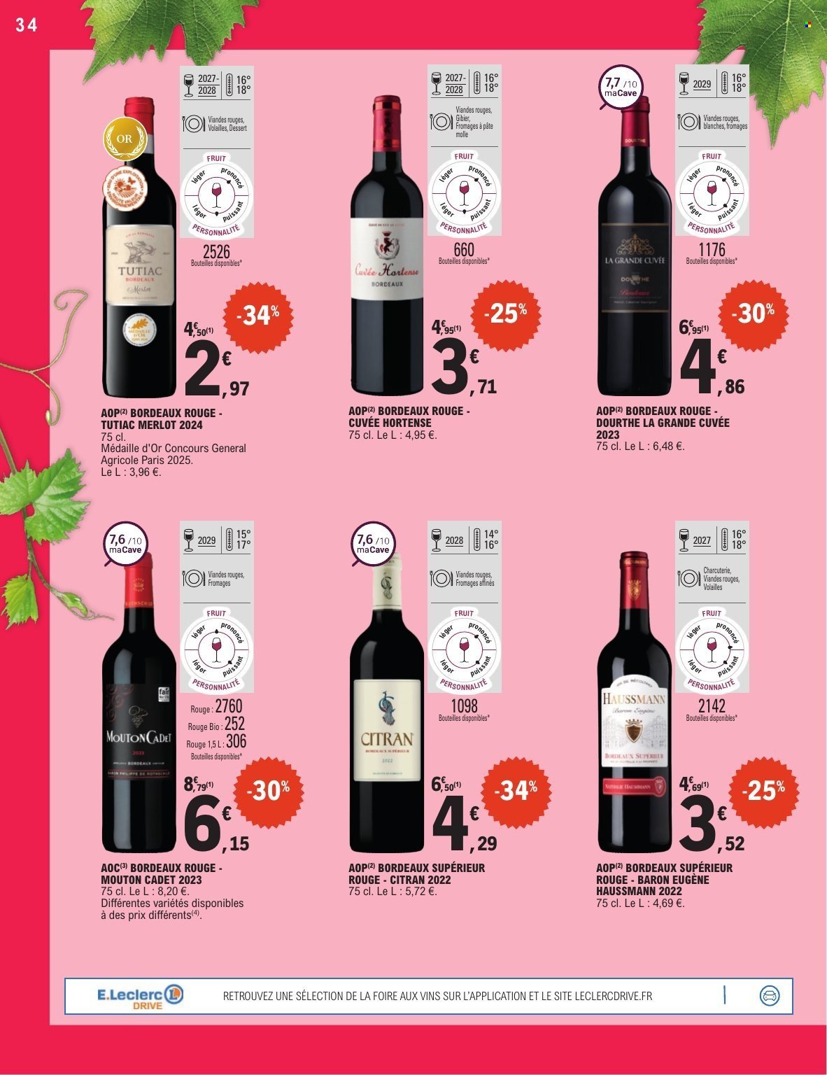 Catalogue E.LECLERC - FOIRE AUX VINS DE PRINTEMPS (2026-03-24 - 2026-04-04)