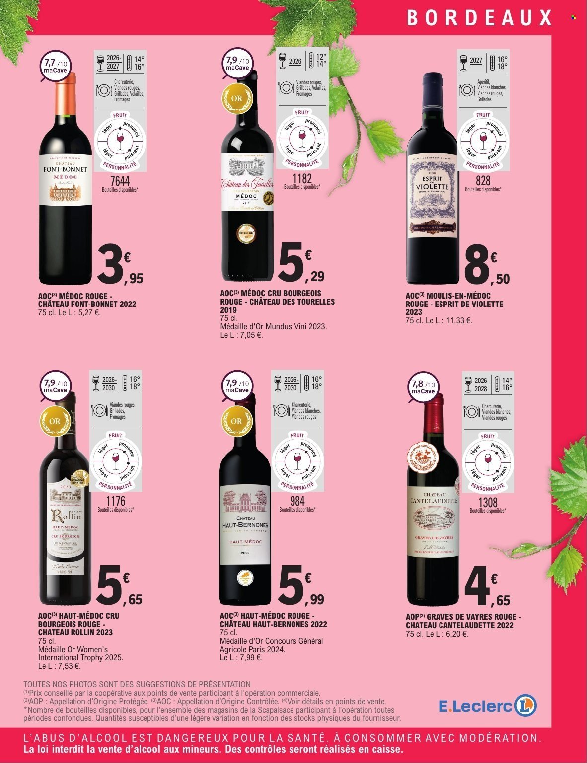 Catalogue E.LECLERC - FOIRE AUX VINS DE PRINTEMPS (2026-03-24 - 2026-04-04)