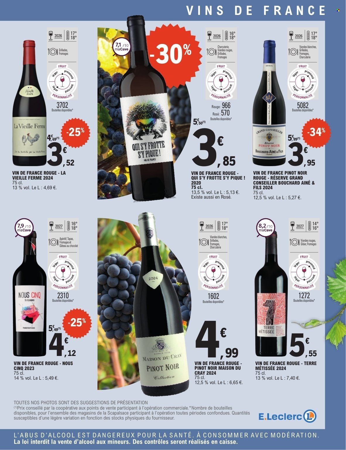 Catalogue E.LECLERC - FOIRE AUX VINS DE PRINTEMPS (2026-03-24 - 2026-04-04)