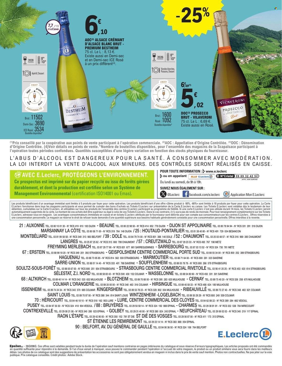 Catalogue E.LECLERC - FOIRE AUX VINS DE PRINTEMPS