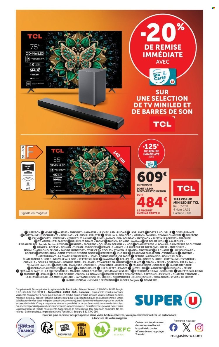 Catalogue SUPER U - Les prix bas de la semaine