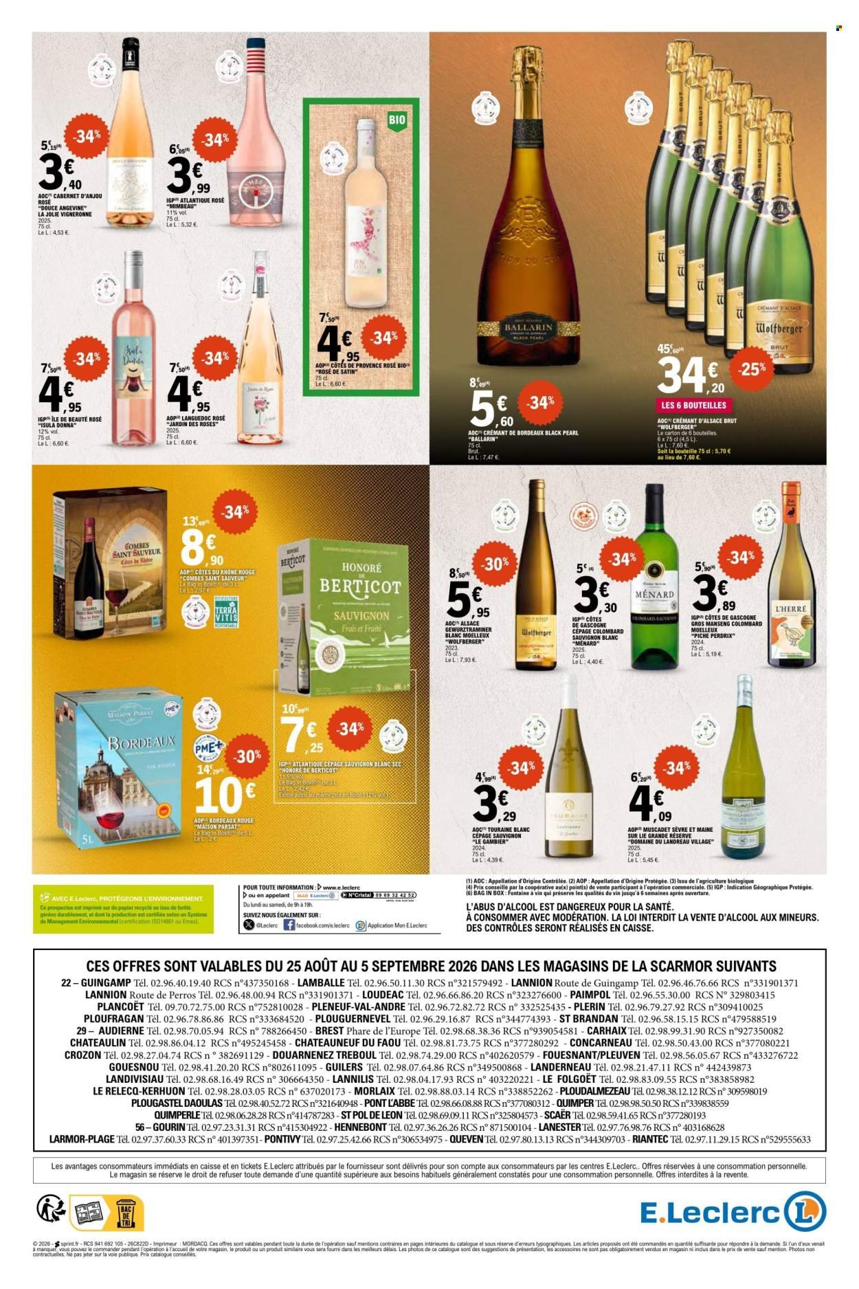 Catalogue E.LECLERC - Vins 4+2
