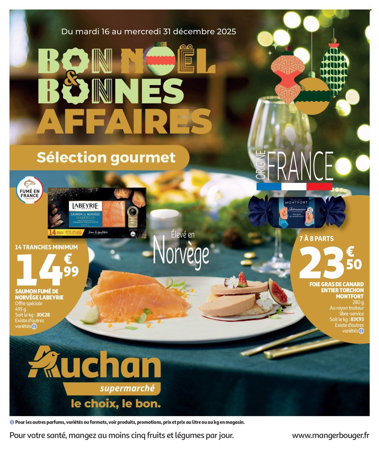 Catalogue AUCHAN - Sélection gourmet (2025-12-16 - 2025-12-31)