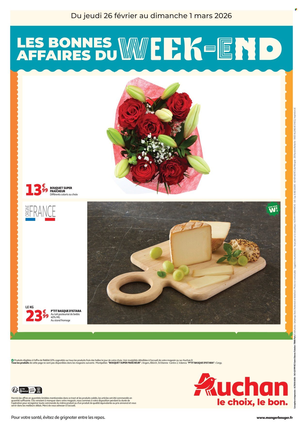 Catalogue AUCHAN - Les bons plans du week-end dans votre hyper !