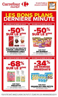 Catalogue CARREFOUR MARKET - LES BONS PLANS DERNIERE MINUTE
