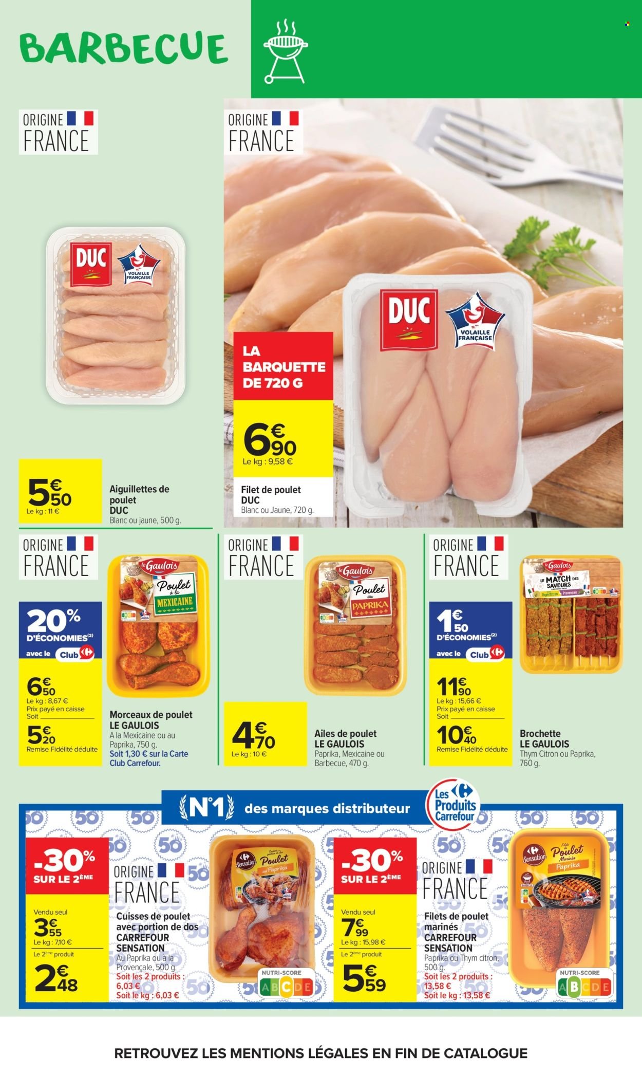 Catalogue CARREFOUR MARKET - BARCECUE