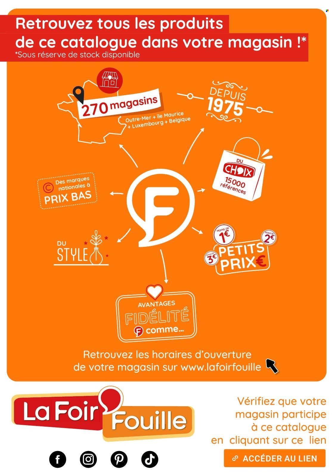 Catalogue LA FOIR'FOUILLE - Du lundi 6 juillet 2026