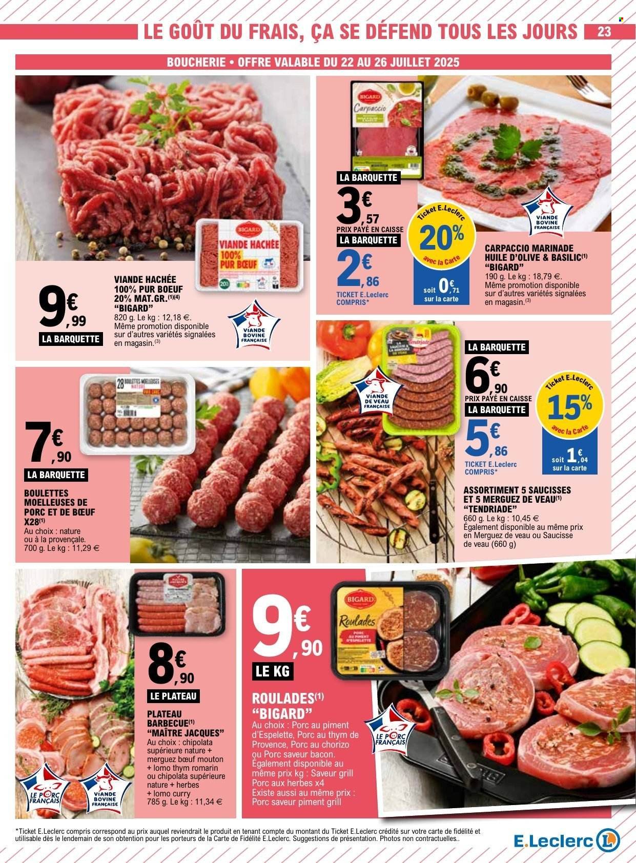 Catalogue E.LECLERC - TRAFIC POUVOIR ACHAT (2025-07-22 - 2025-08-02)