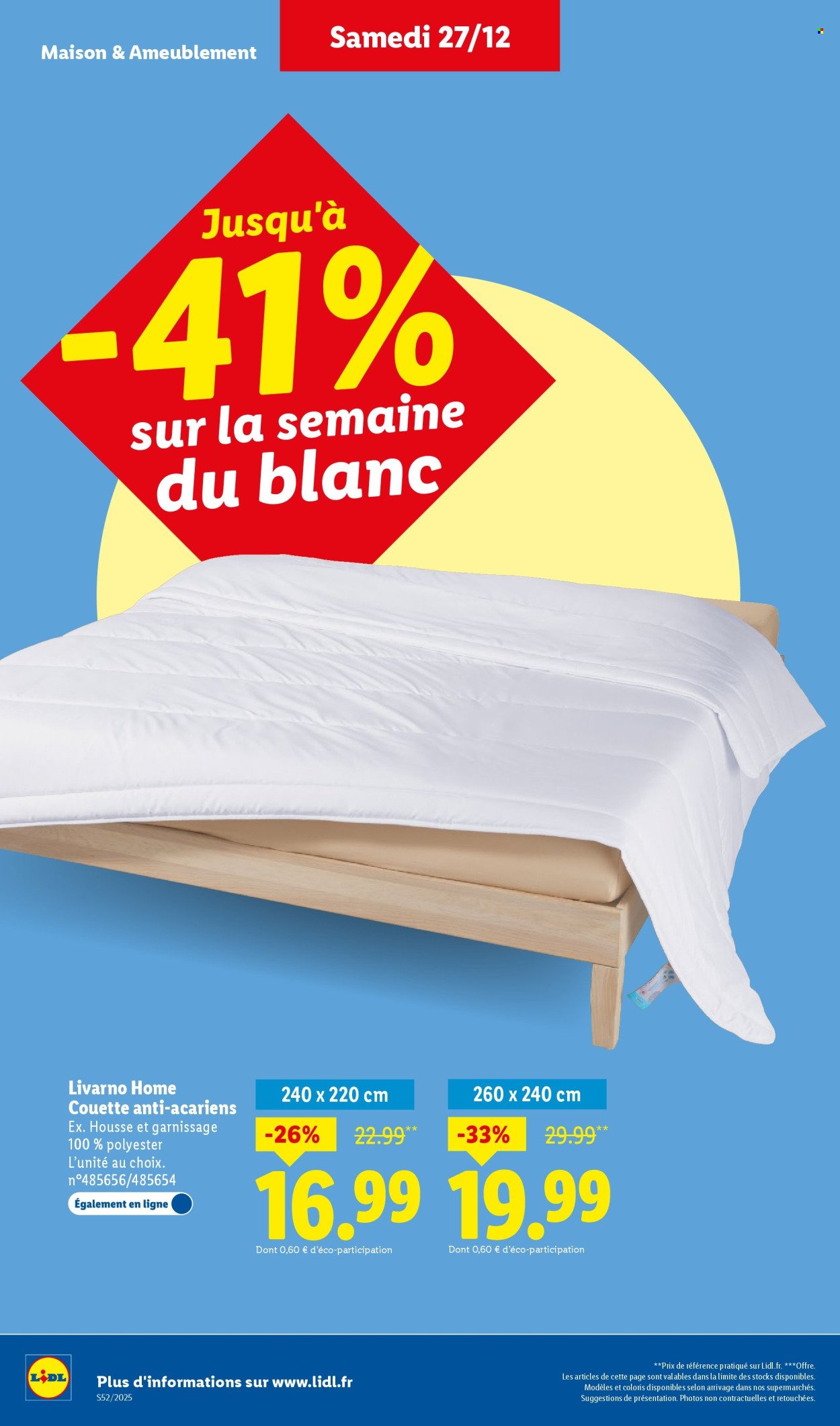 Catalogue LIDL - Les promos de la semaine (2025-12-27 - 2026-01-02)
