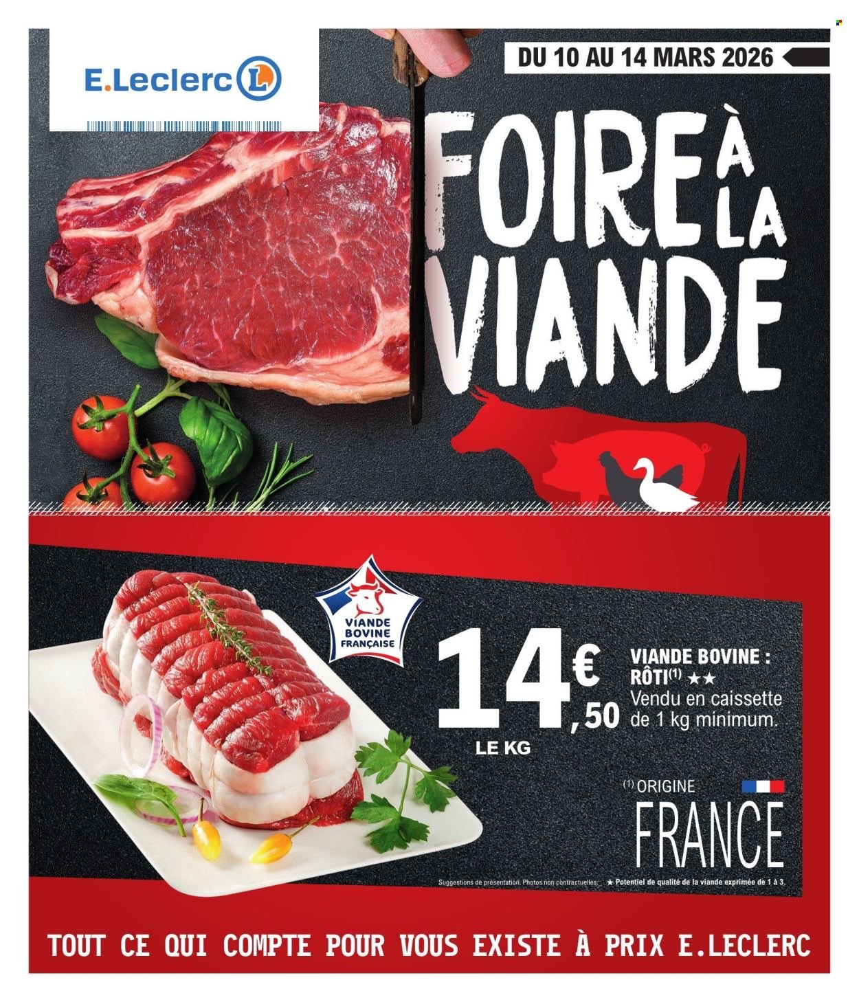 Catalogue E.LECLERC - FOIRE A LA VIANDE