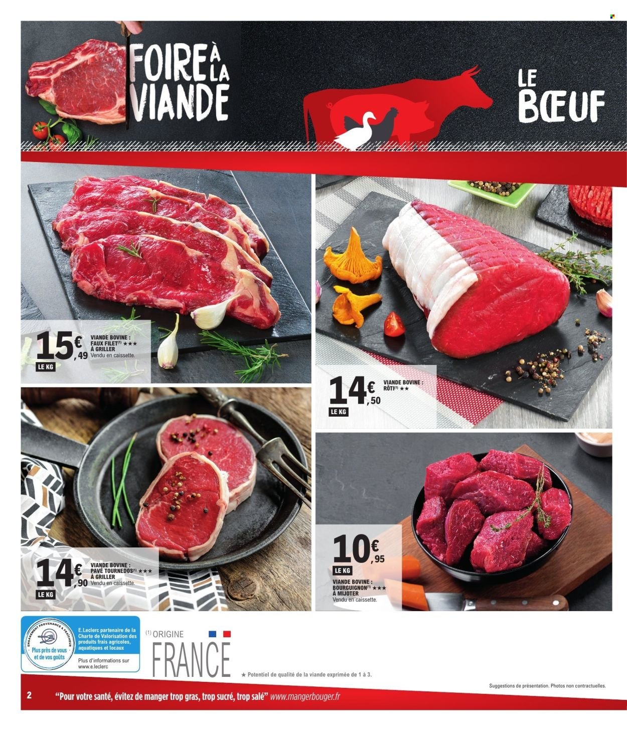 Catalogue E.LECLERC - FOIRE A LA VIANDE