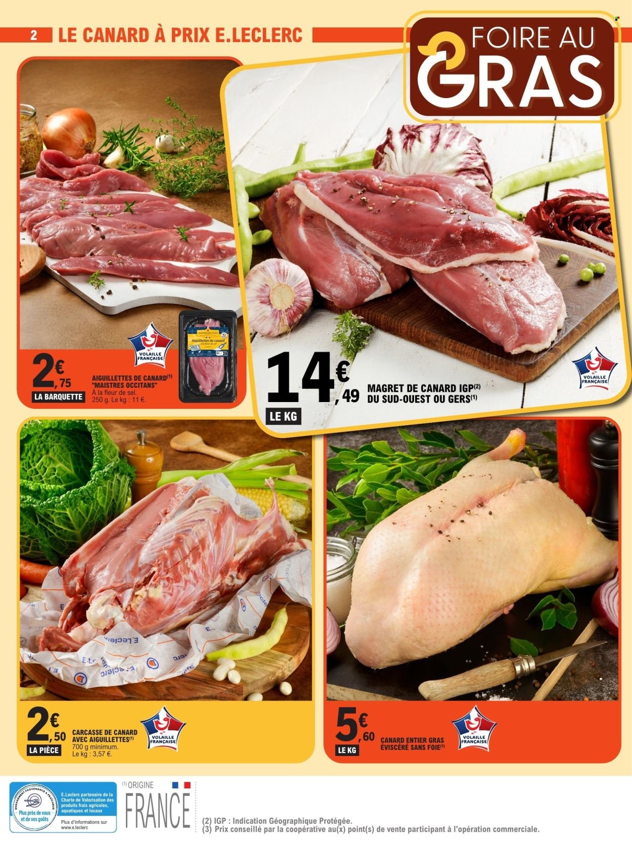 Catalogue E.LECLERC - FOIRE AU GRAS - DATES