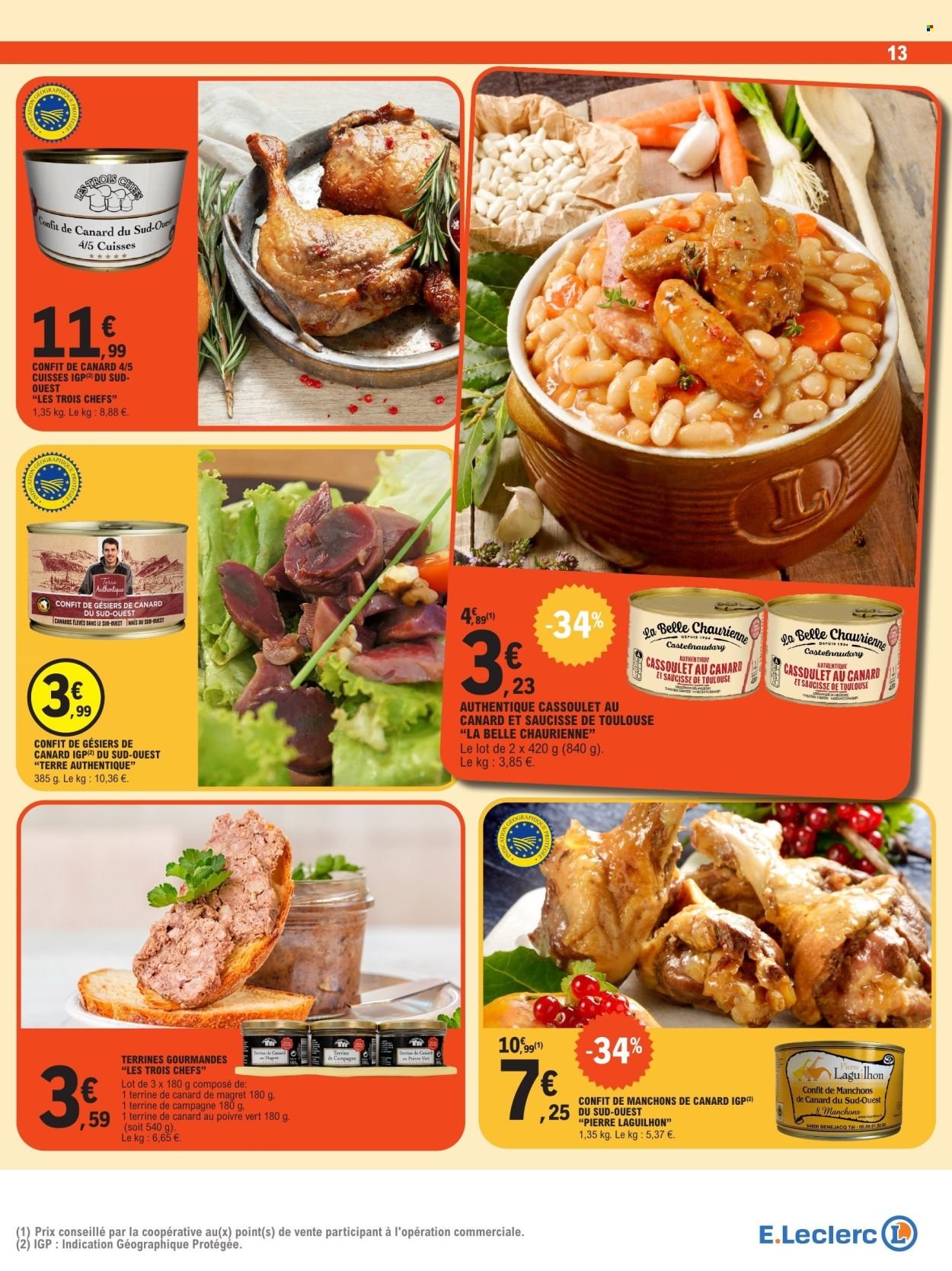 Catalogue E.LECLERC - FOIRE AU GRAS - DATES