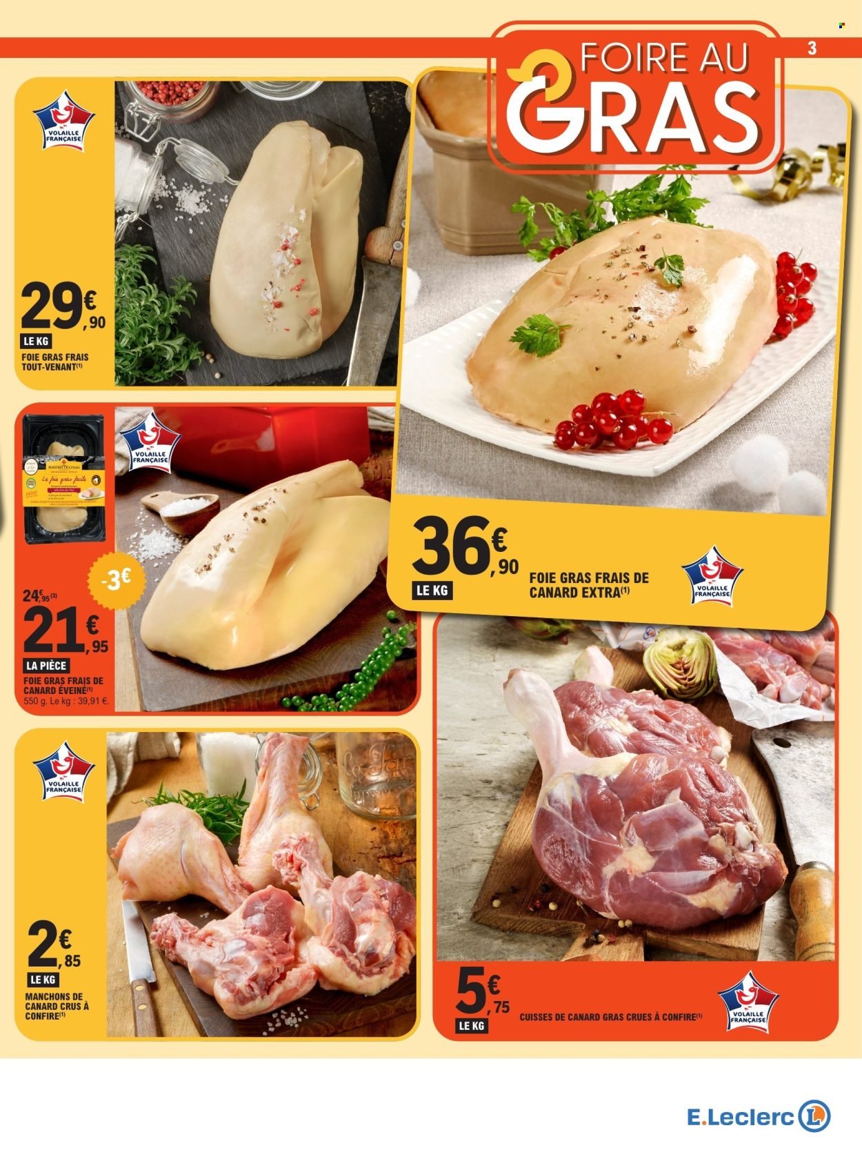Catalogue E.LECLERC - FOIRE AU GRAS - DATES